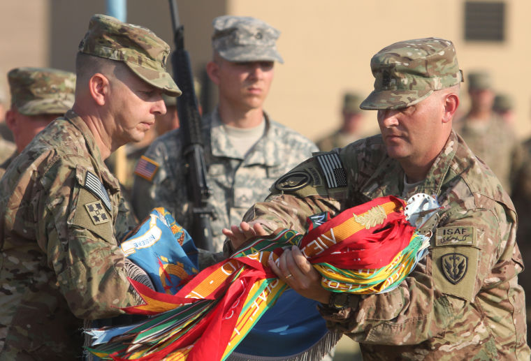 303rd Military Intelligence Battalion Casing of the Colors Cerem